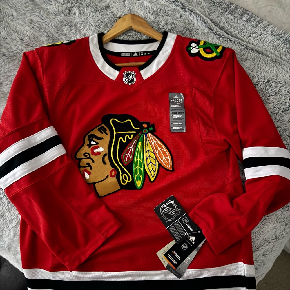 Adidas Red Blackhawks Jersey